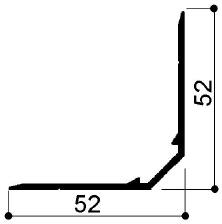 profilo in alluminio : sguscia