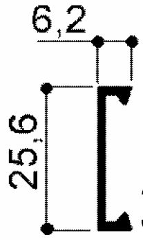 Art.3308 3309: profilo in alluminio per zoccolini